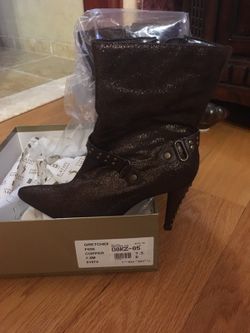 Gretchen copper boots size 7.5