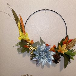 Fall Wire Wreath 