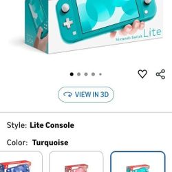 Nintendo Switch Lite Turquoise
