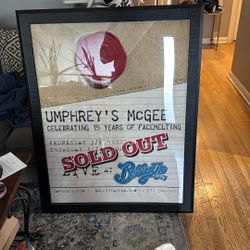 Umphreys McGee Framed Concert Poster ASPEN 