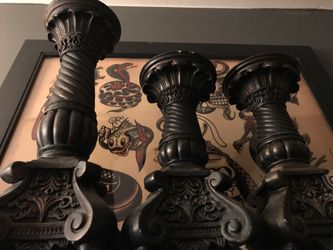Candle holders (3) $15