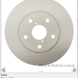 Subaru Legacy-Front Brake Pads And Rotors 2017 