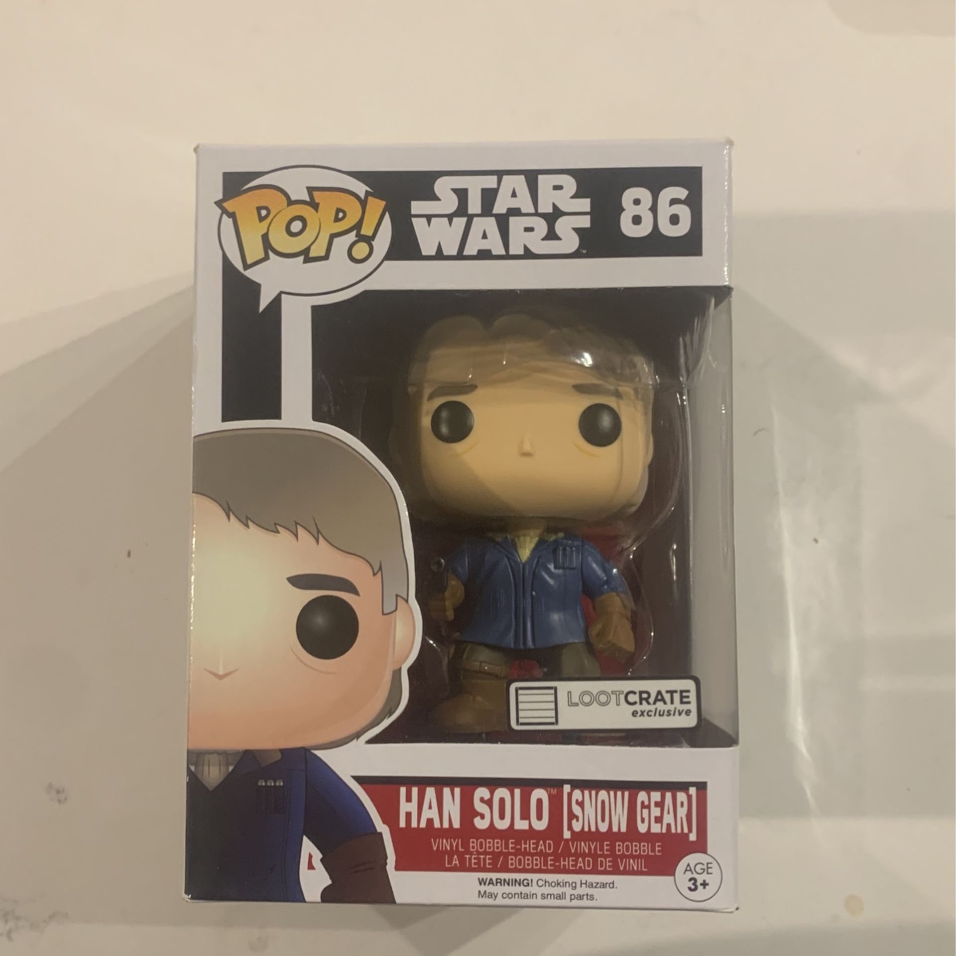 Funko Pop Star Wars 86 Han Solo Snow Gear Vinyl Bobble Head