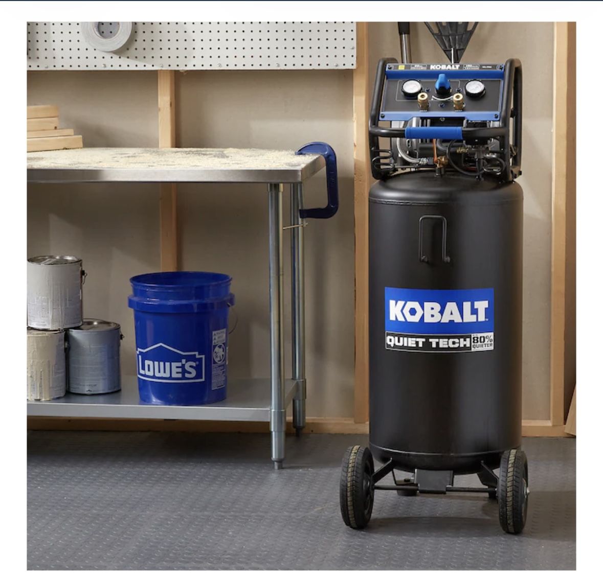 New Kobalt 26 Gal Air Compressor
