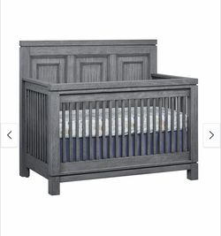 Soho Baby Manchester 4 in 1 Convertible Crib - Rustic Gray