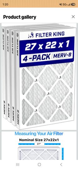 Filter King Air filter Merv8 (4 pack)