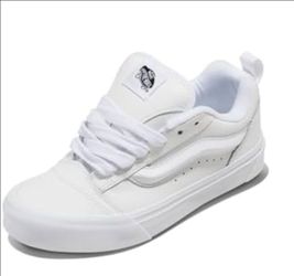 White vans unisex knu skool