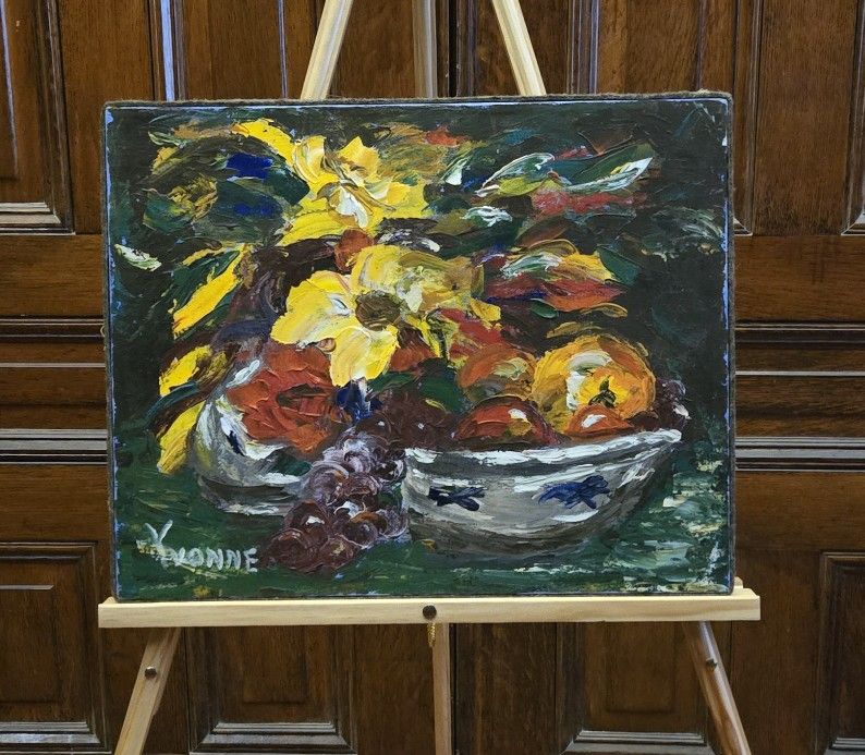 Signed "Yvonne" Painting