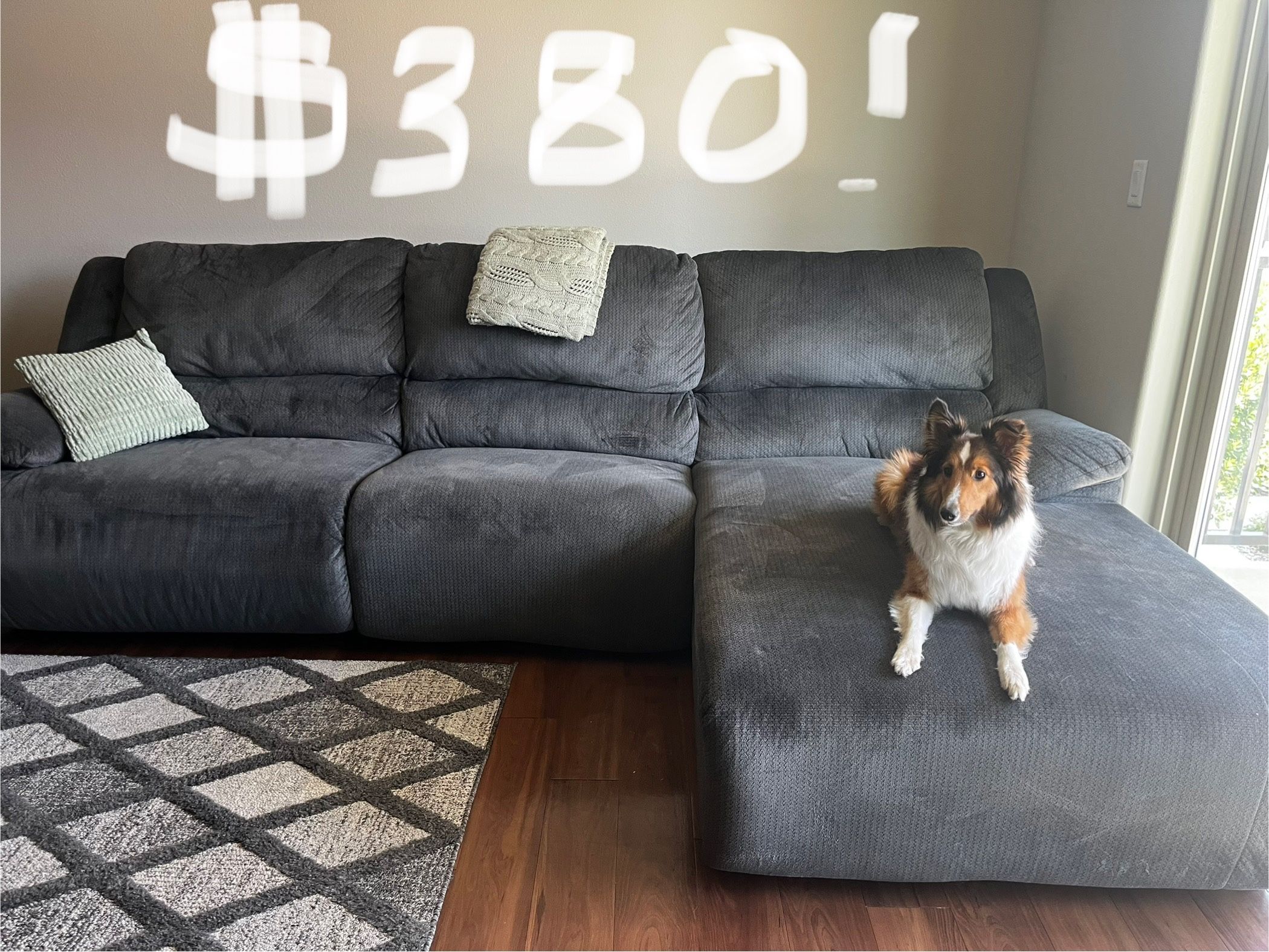 MOVING SALE!! // Dual Power Reclining Couch