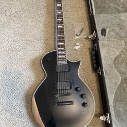 ESP LTD EC-401B Baritone Electric Guitar Satin Black