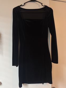 Velvet Black Dress
