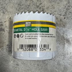 BI-METAL 2-1/8 Inch Hole Saw