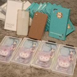 Five assorted phone cases for $25