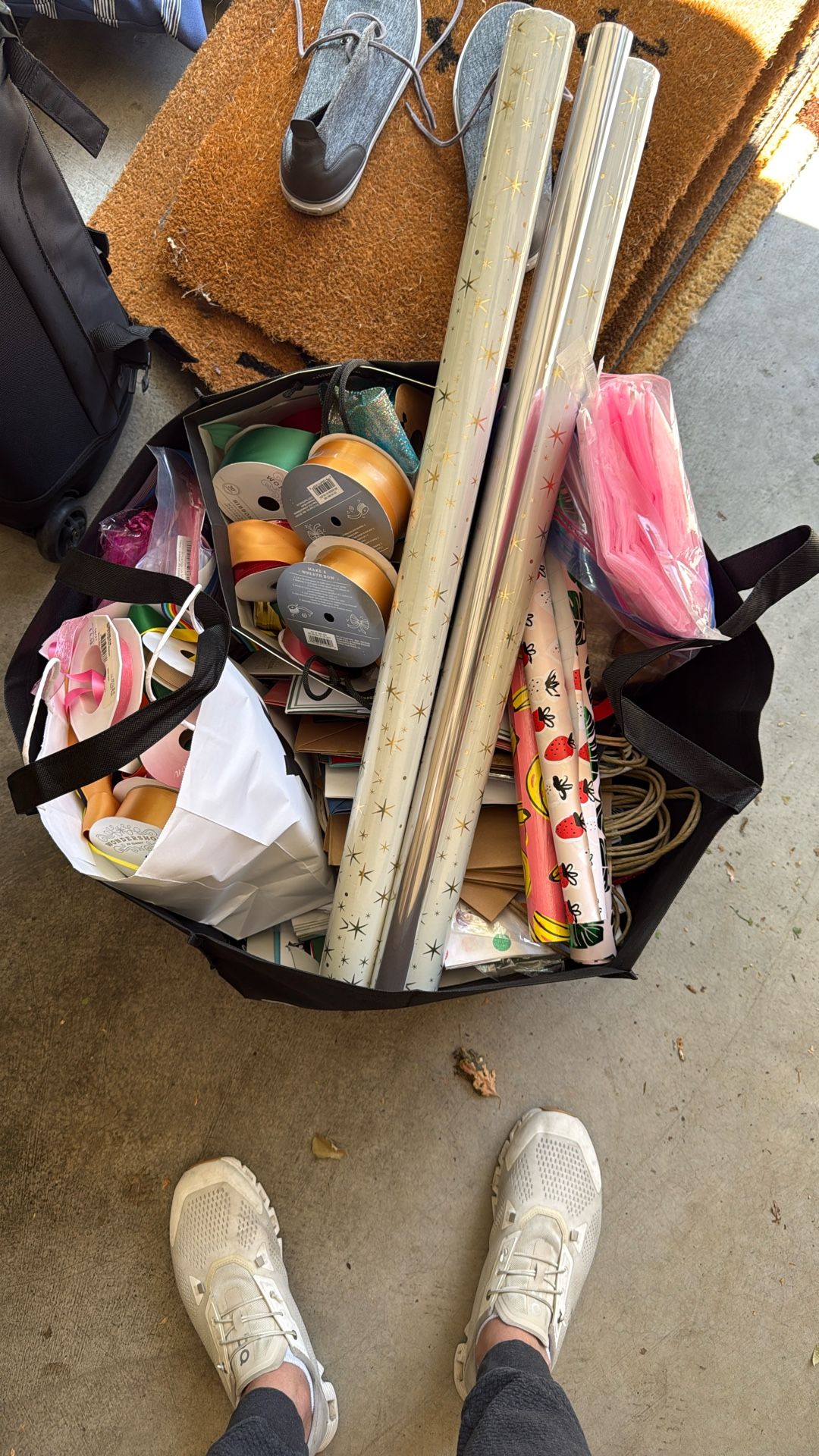 Gift Bags, Wrapping Paper, New Ribbon