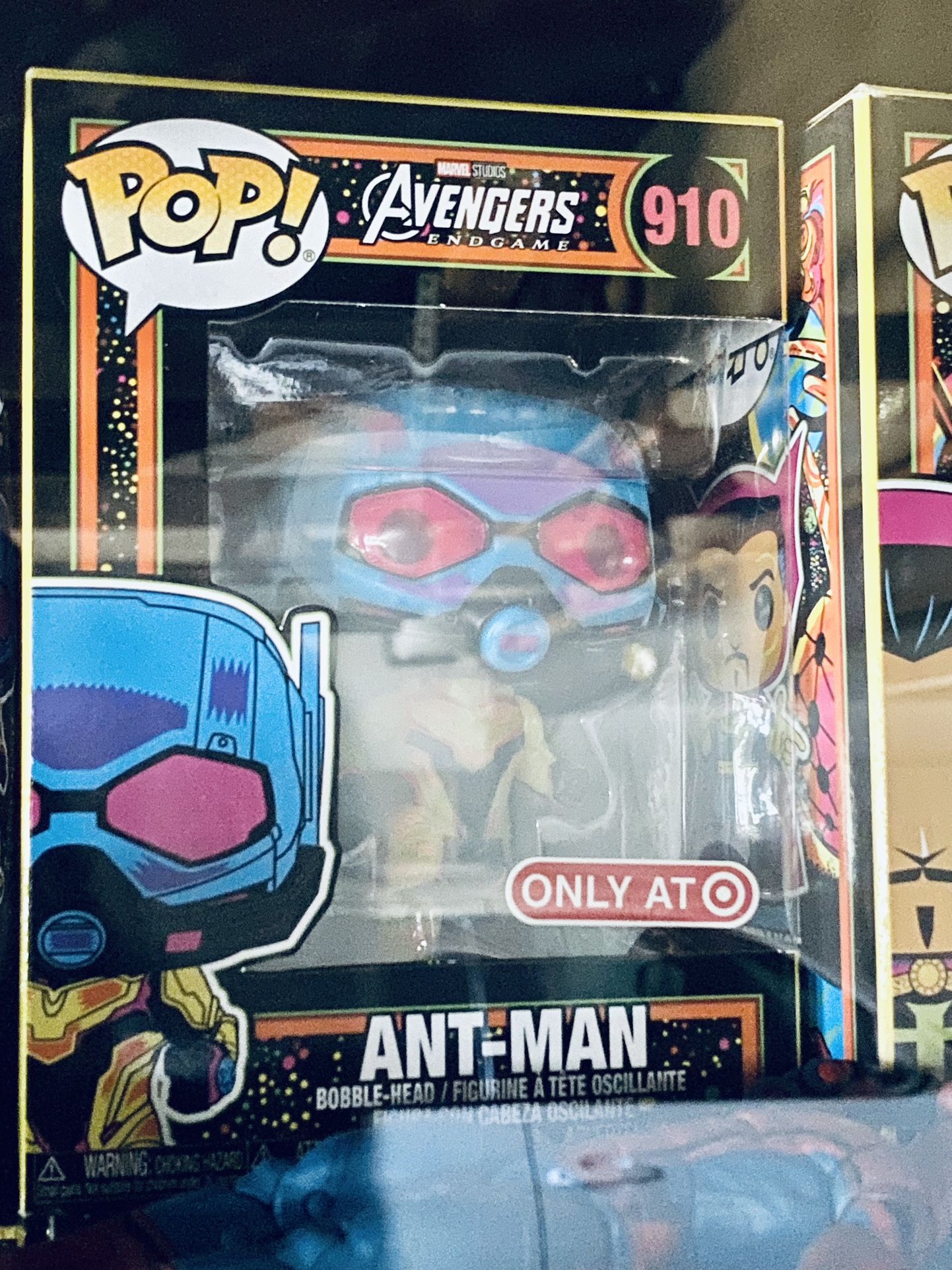 FUNKO POP MARVEL AVENGERS IRON MAN ANT MAN DR STRANGE BLACK LIGHT