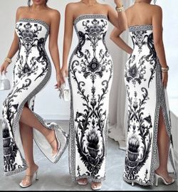 W/B Maxi Dress (S,M,L)