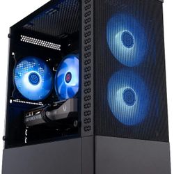 HIGH END Gaming PC - ABS Cyclone Aqua - Intel Core i5-14400F - RTX 5060 8GB - DLSS 4 - AI-Powered Performance - 32GB DDR4 3200 - 1TB M.2 NVMe SSD