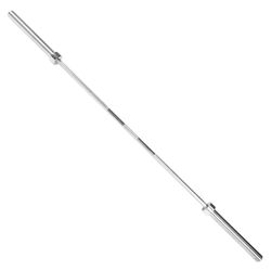 CAP Barbell Solid 2 In. Olympic Weight Bar, 7 Ft. Silver - 7'