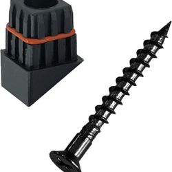Myard 'O' Seal Patented Baluster Connectors with Screws for Deck Railing Handrail Patio Fence
