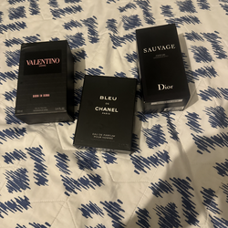 Valentino, Chanel, Dior cologne