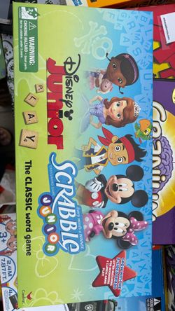 Disney Junior Scrabble Junior Crossword Game
