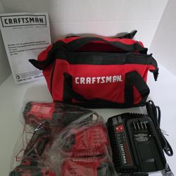 Craftsman Drill Kit, Open Box, Unused, CMCD731D2