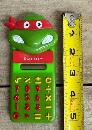 VINTAGE TMNT Teenage Mutant Ninja Turtles Raphael WORKING Calculator just $15 xox