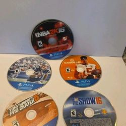 PS4 Sports Games Lot Of 5