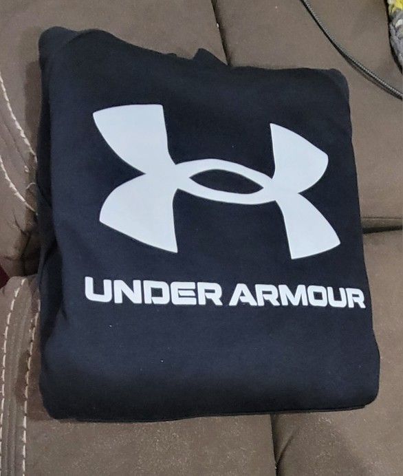 Womens Black And White Under Armour Hoodie Size Small