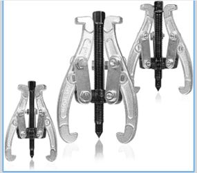 3 Pcs Puller Set 3" 4" 6" Reversible 3 Jaw Puller Gear Extractor Heavy duty reversible gear puller, for pulley, flywheel, wheel bearing & hub removal,