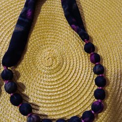 Handmade Fabric Necklaces, Bracelets 