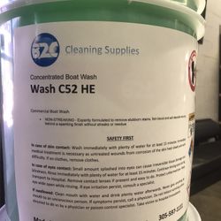 BOAT wash supplies 1, 5 gallons and plus