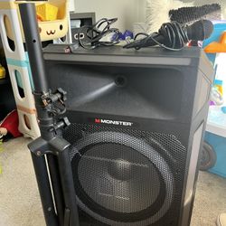 Restored Monster X6 All-in-One PA Bluetooth Speaker System