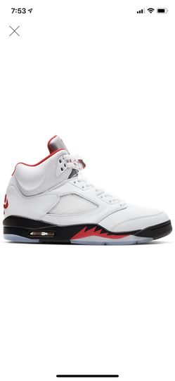 JORDAN 5 Fire Red size 9