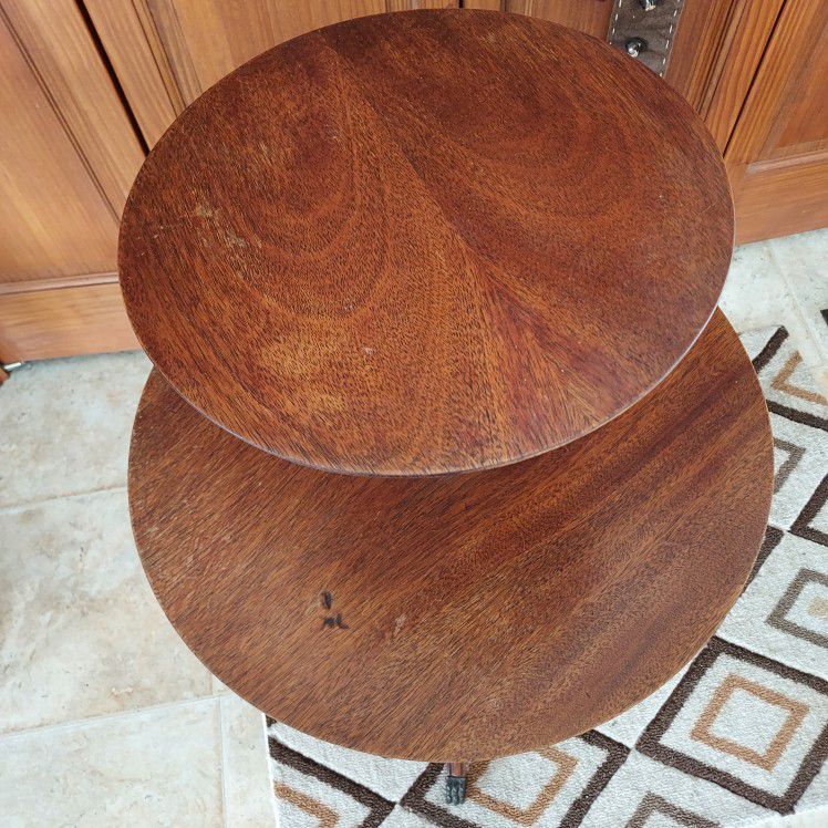Vintage 2 Tiered Table- $125