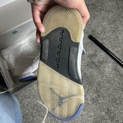 Blue And White Jordan 5’s