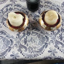 3 Candle Holders 