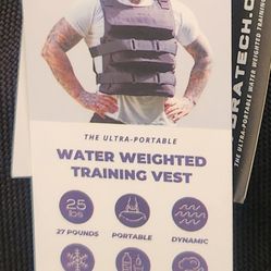 Water Weighted Training Vest.  You Can Freeze In Summertime 