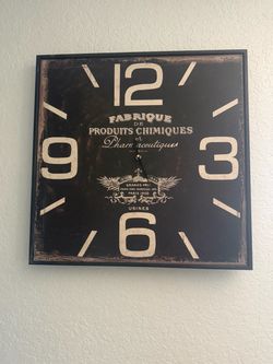 Antique inspired wall clock