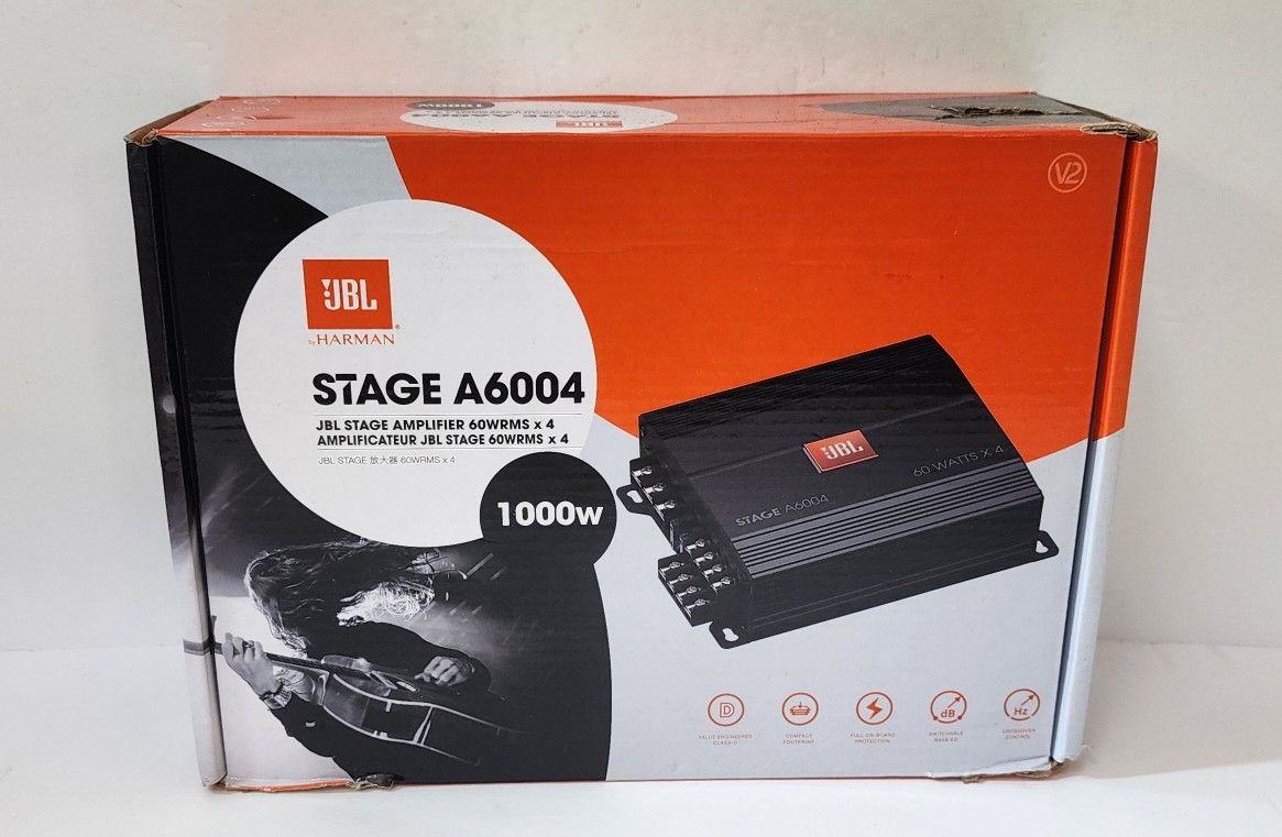 JBL CAR AMP STAGE A6004 60w × 4
