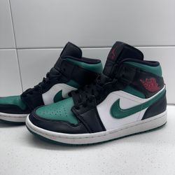 Men's Air Jordan 1 Mid Pine Green Y3 Sz 9