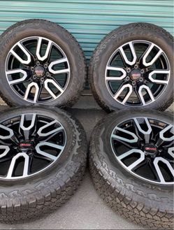 Gmc Sierra 1500 AT4 Factory Wheels Tires