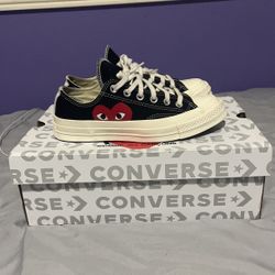 Comme Des Garçons Converse Chuck 70 White/black/red