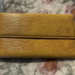 LV Epi Leather Long Wallet