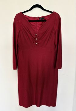 St John Evening Dress Red Size 10