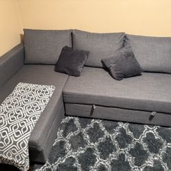 IKEA SECTIONAL COUCH WITH PULLOUT BED