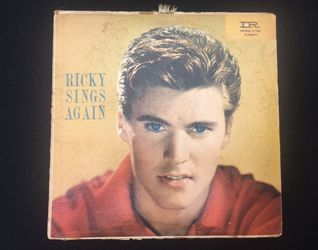 Ricky Nelson LP 1950s Ricky Sings Again