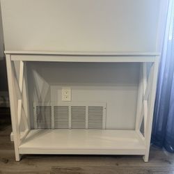 Narrow Console Sofa Side Table