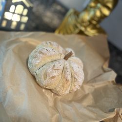 Pumpkin Shaped Sour Dough 