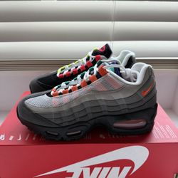 Nike Air Max 95 OG Premium "Greedy" Multicolor Retro IM2211-001 Men's Size 4.5